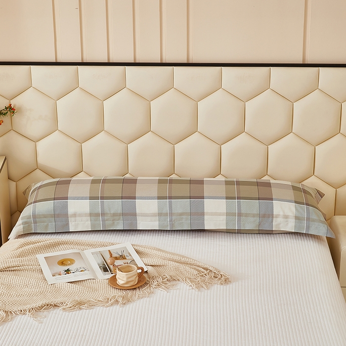 91家纺网 家纺一手货源 找家纺 （总）三盛源 2025新款全棉纯棉双人长枕套1.5米成人纯棉长枕头套1.2卡通1.8m长款加长