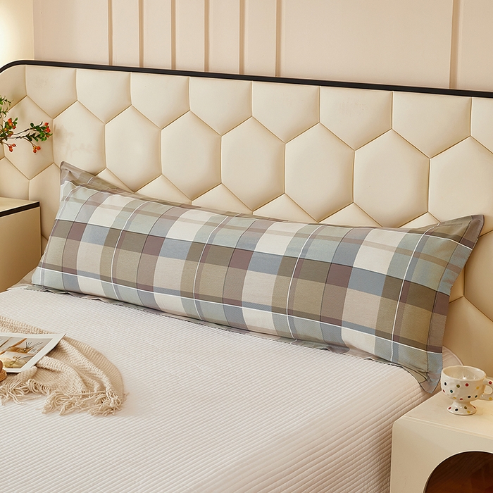 91家纺网 家纺一手货源 找家纺 （总）三盛源 2025新款全棉纯棉双人长枕套1.5米成人纯棉长枕头套1.2卡通1.8m长款加长