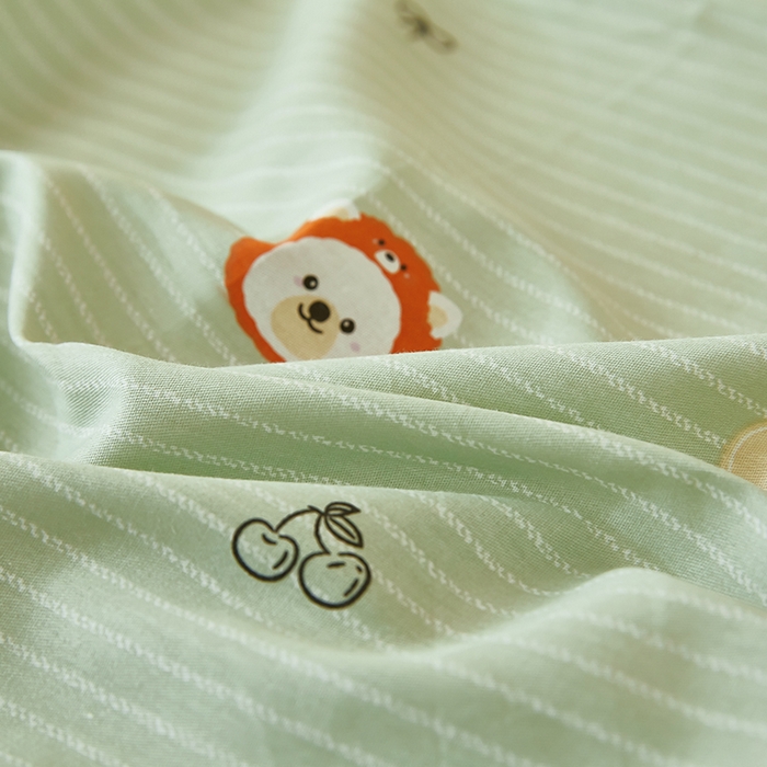 91家纺网 家纺一手货源 找家纺 三盛源 2025新款全棉纯棉双人长枕套1.5米成人纯棉长枕头套1.2卡通1.8m长款加长 萌宠乐园