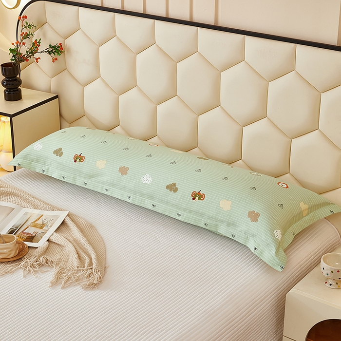 91家纺网 家纺一手货源 找家纺 三盛源 2025新款全棉纯棉双人长枕套1.5米成人纯棉长枕头套1.2卡通1.8m长款加长 萌宠乐园