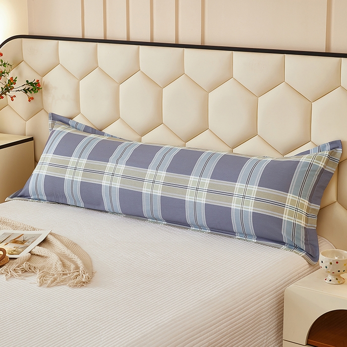 91家纺网 家纺一手货源 找家纺 三盛源 2025新款全棉纯棉双人长枕套1.5米成人纯棉长枕头套1.2卡通1.8m长款加长 青木时光