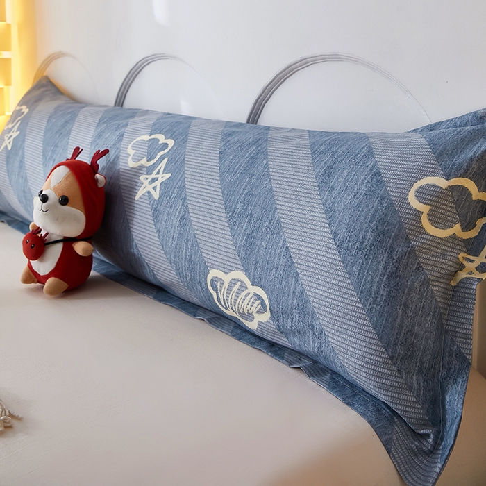三盛源 2025新款全棉纯棉双人长枕套1.5米成人纯棉长枕头套1.2卡通1.8m长款加长 时空之门