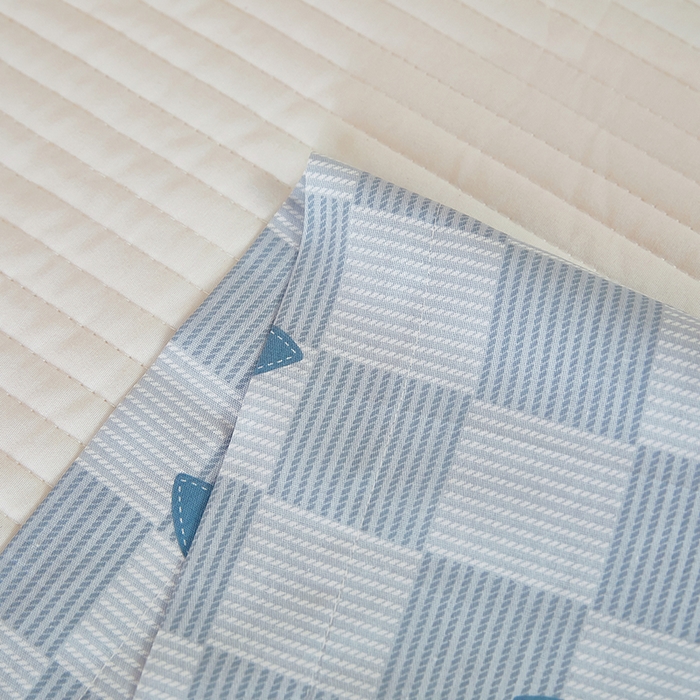 91家纺网 家纺一手货源 找家纺 三盛源 2025新款全棉纯棉双人长枕套1.5米成人纯棉长枕头套1.2卡通1.8m长款加长 心心相印