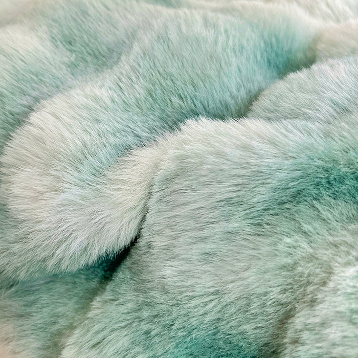 91家纺网 家纺一手货源 找家纺 金爱家 2025新品全消光牛奶绒A类纯色獭兔毛绒立体牛奶绒四件套 七彩泡泡绿