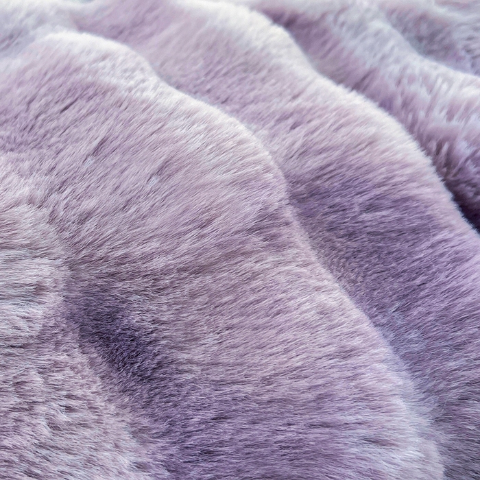 91家纺网 家纺一手货源 找家纺 金爱家 2025新品全消光牛奶绒A类纯色獭兔毛绒立体牛奶绒四件套 七彩泡泡紫