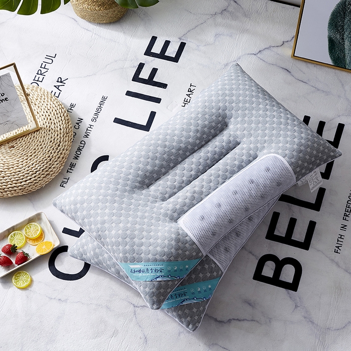 91家纺网 家纺一手货源 找家纺 （总）2025新款新品  针织棉水立方决明子明目枕头枕芯