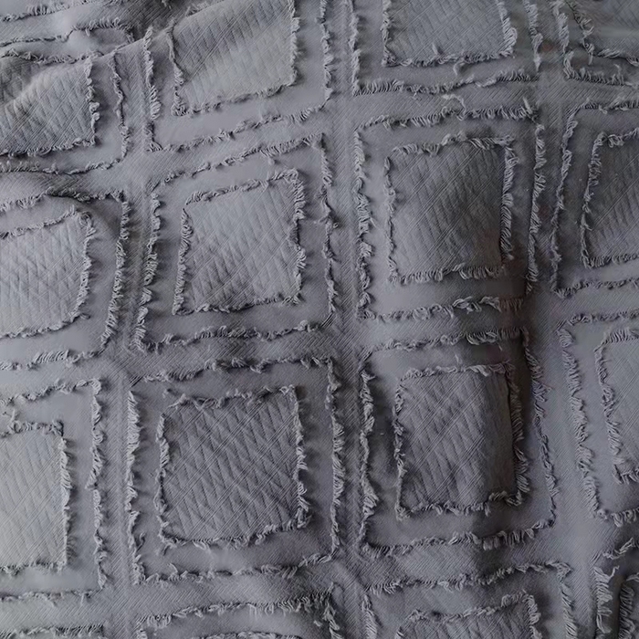 91家纺网 家纺一手货源 找家纺 贝尔 PELLHOME 日式北欧民宿大剪花水洗棉全棉四件套场景二（春节不打烊)（可抖音代发） 深灰