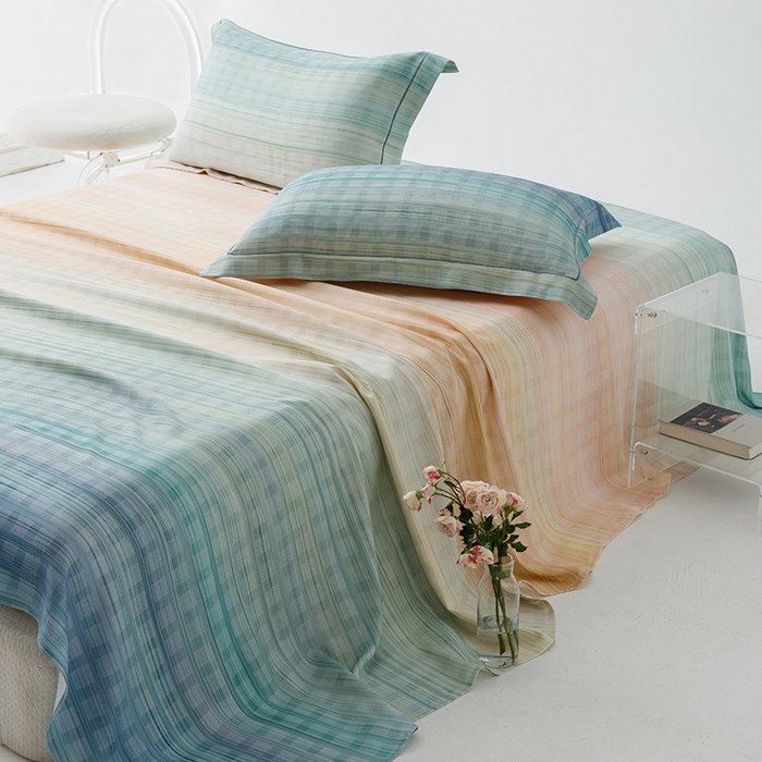 91家纺网 家纺一手货源 找家纺 贝尔 PELLHOME 竹纤维凉席三件套（可抖音代发） 梦幻绿