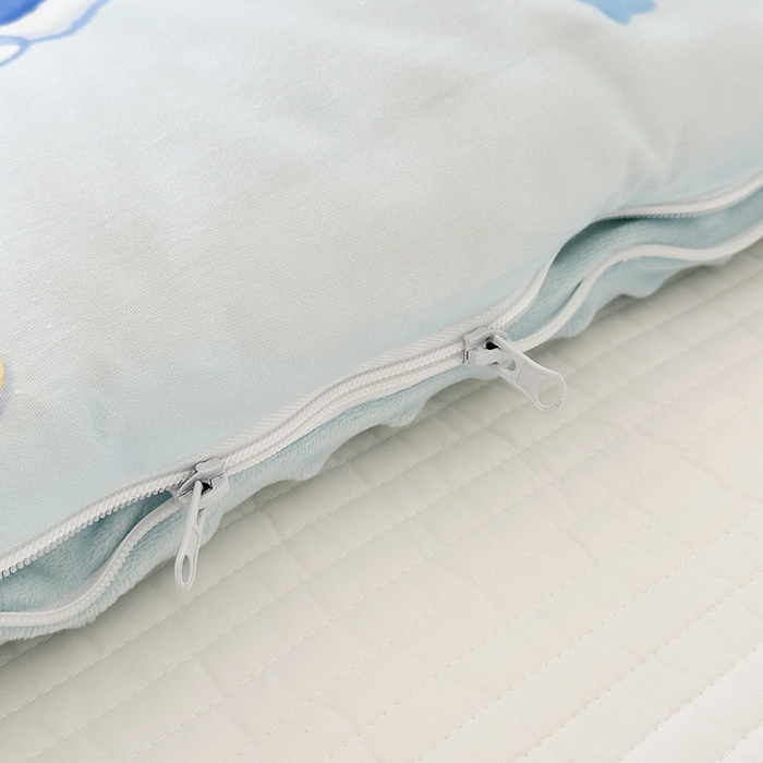 91家纺网 家纺一手货源 找家纺 嗨生活 2025秋冬加厚儿童睡袋全棉+豆豆绒一体防踢被儿童睡袋 开心宇航员