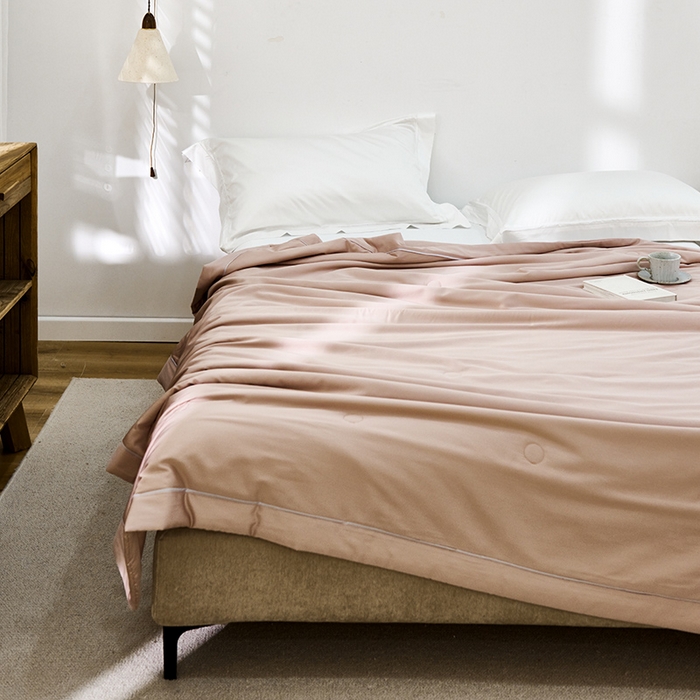 91家纺网 家纺一手货源 找家纺 贝尔 PELLHOME 60s兰精天丝纯色夏被夏凉被（可抖音代发） 柔西