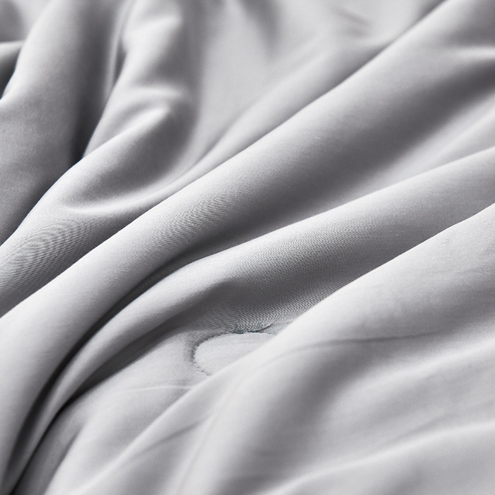 91家纺网 家纺一手货源 找家纺 贝尔 PELLHOME 60s兰精天丝纯色夏被夏凉被（可抖音代发） 高级灰