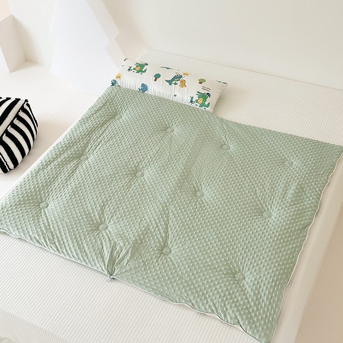 91家纺网 家纺一手货源 找家纺 嗨生活 2025秋冬加厚儿童睡袋全棉+豆豆绒一体防踢被儿童睡袋 奇妙恐龙