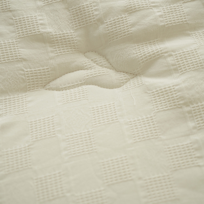 91家纺网 家纺一手货源 找家纺 （总）贝尔 PELLHOME 全棉原棉A类华夫格提花大豆被大豆子母被春节不打烊（可抖音代发）