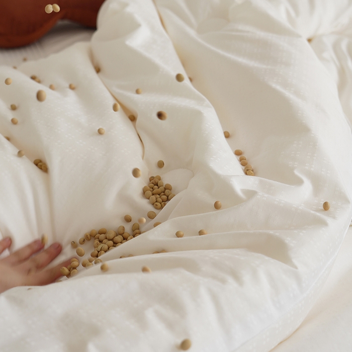 91家纺网 家纺一手货源 找家纺 （总）贝尔 PELLHOMEA类全棉60s提花大豆被春秋被子保暖加厚冬被芯四季通用场景二（可抖音代发