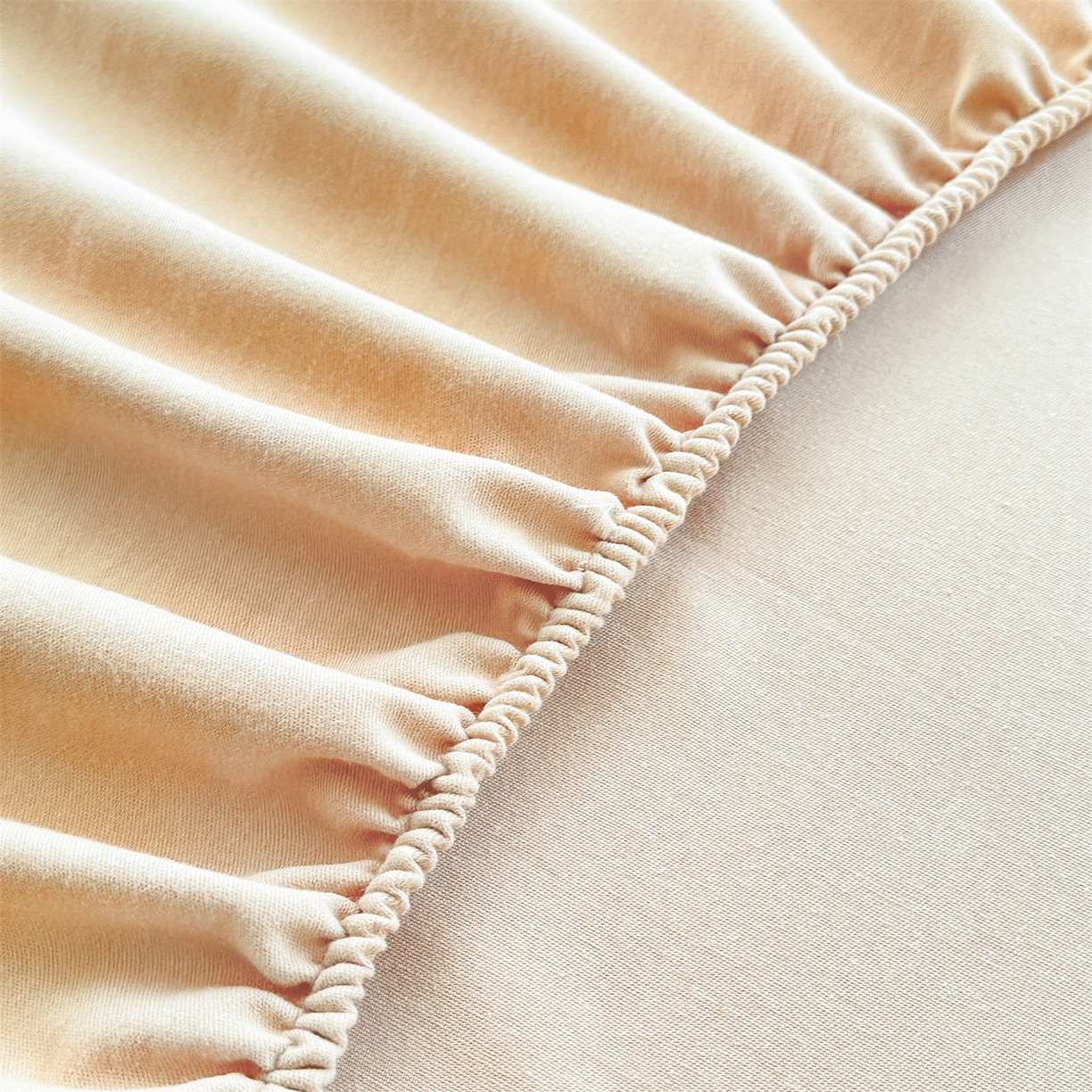 91家纺网 家纺一手货源 找家纺 笙意家纺 2025新款全棉纯棉磨毛刺绣单品床笠 床笠单件 萌宠-贝卡黄