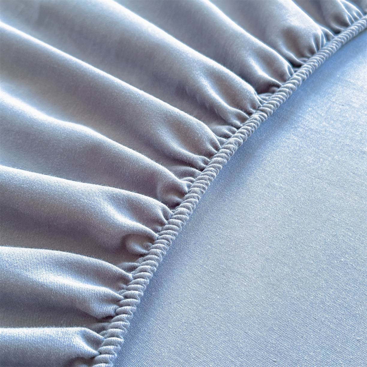 91家纺网 家纺一手货源 找家纺 笙意家纺 2025新款全棉纯棉磨毛刺绣单品床笠 床笠单件 萌宠-墨蓝