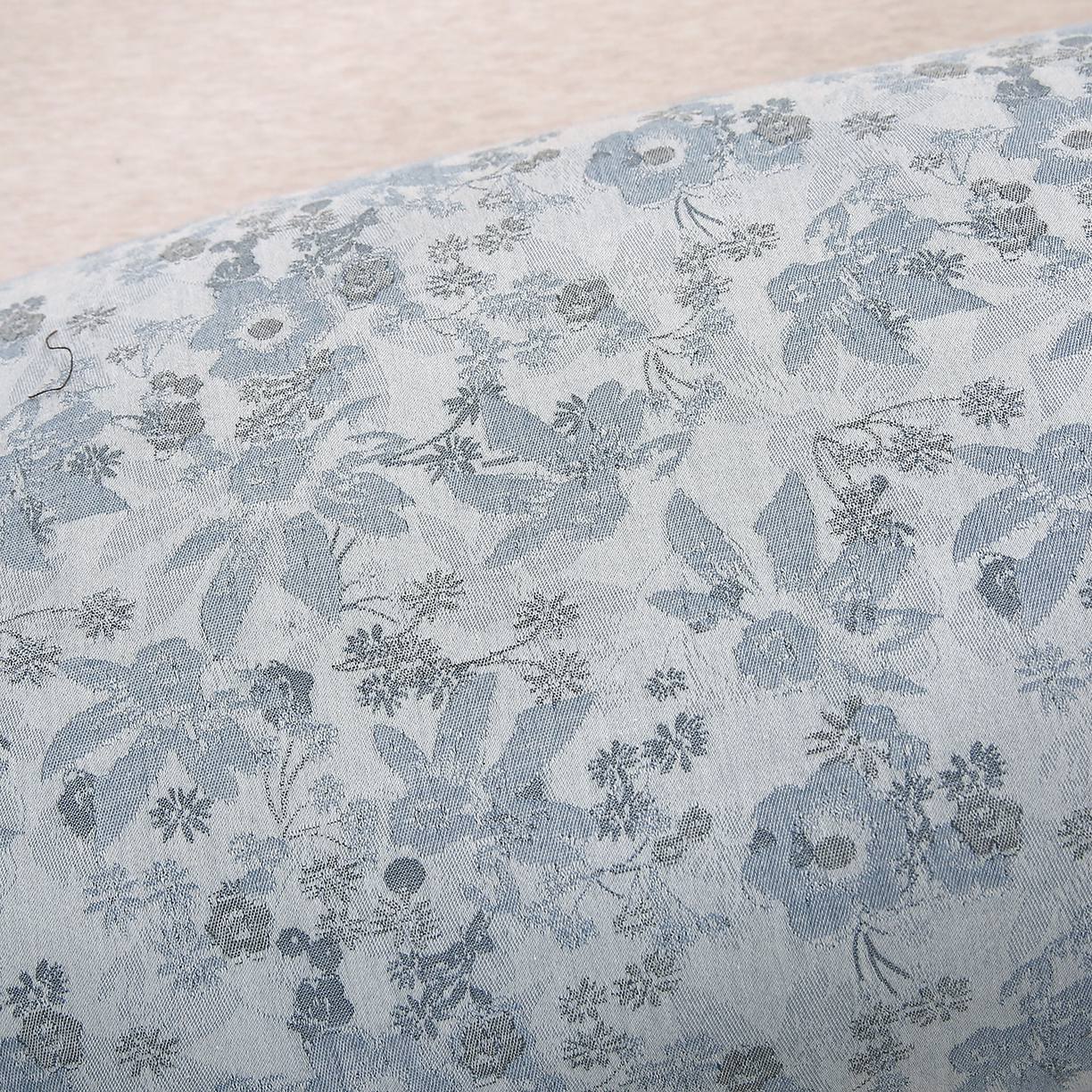 91家纺网 家纺一手货源 找家纺 梦叶草 2025新款国风棉麻荞麦枕芯可调节高度荞麦枕护颈椎反弓苦荞麦枕头 国风棉麻荞麦枕-水墨蓝