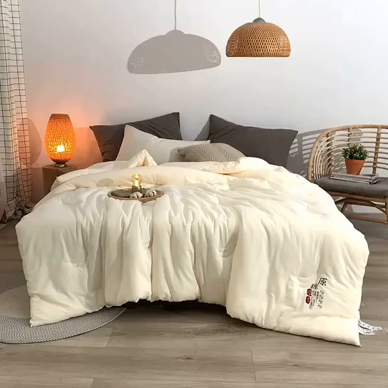 91家纺网 家纺一手货源 找家纺 （总）贝尔 PELLHOMEA类全棉原棉大豆纤维被子春秋被保暖加厚冬被芯四季通用春节不打烊可抖音代发