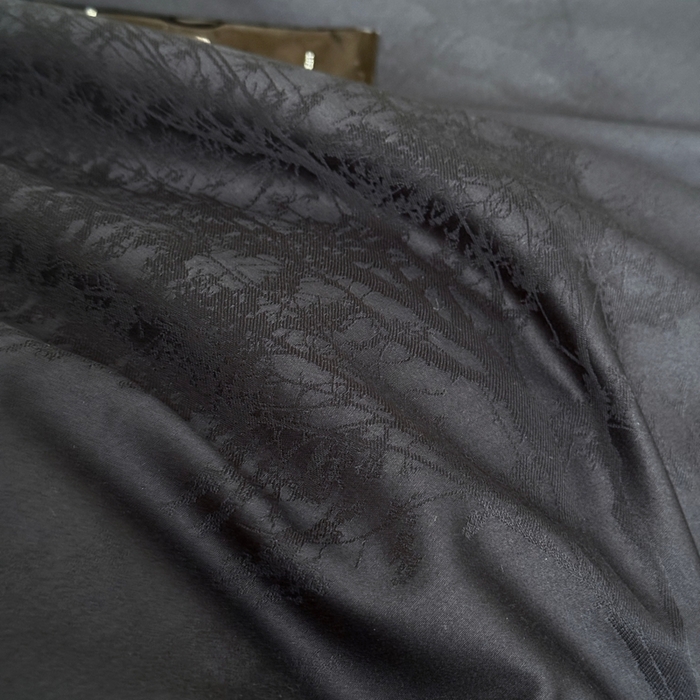 91家纺网 家纺一手货源 找家纺 鹿班家居 2025新款100S长绒棉纯棉精美提花系列四件套-光影斑驳（标准会员-20元） 光影斑驳-藏青
