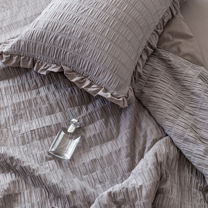 91家纺网 家纺一手货源 找家纺 （总）贝尔 PELLHOME 全棉皱皱纱夏被夏凉被（可抖音代发）