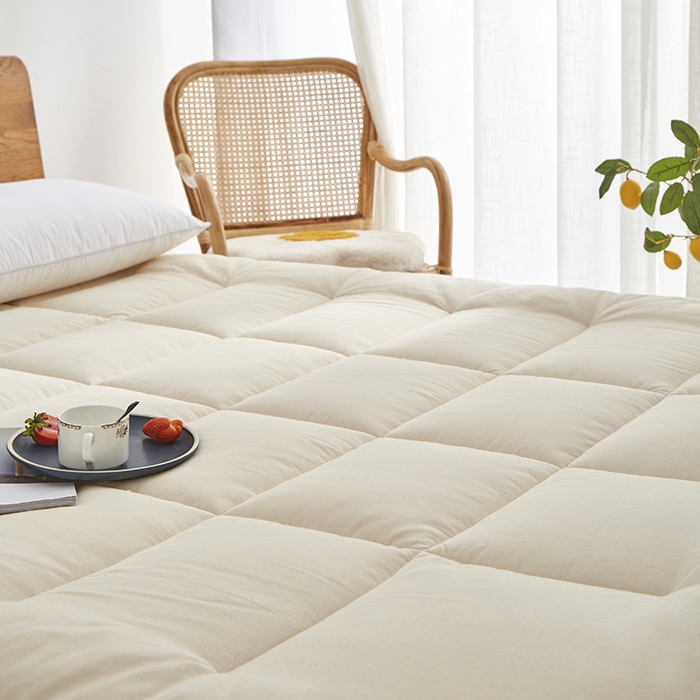 91家纺网 家纺一手货源 找家纺 （总）贝尔 PELLHOMEA类新疆棉花床垫双人床薄垫子天然棉絮床褥垫被可定制纯棉加厚垫可抖音代发