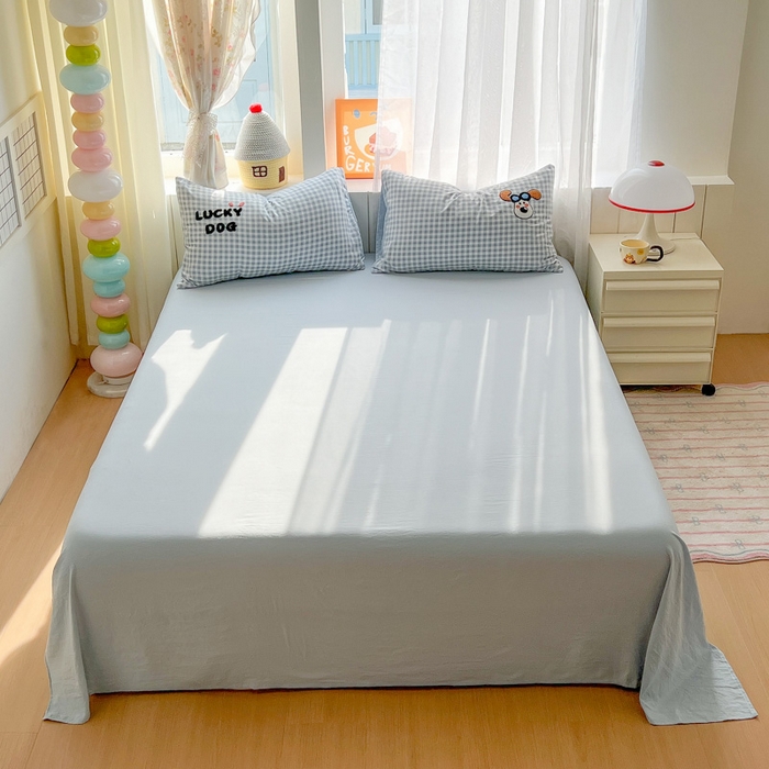 91家纺网 家纺一手货源 找家纺 （总）易辰美 2025新款水洗棉毛巾绣卡通四件套