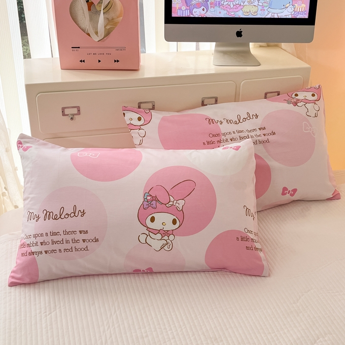 91家纺网 家纺一手货源 找家纺 暮思家居 2025新款正版授权三丽鸥A版纯棉B版安抚豆豆绒春秋被冬被豆豆被被子被芯系列 豆豆被-圈圈美乐蒂