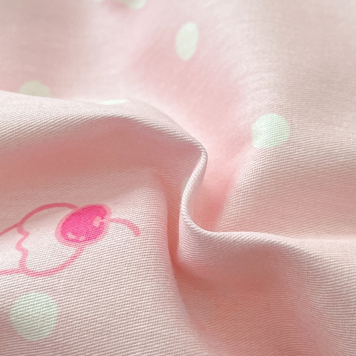 91家纺网 家纺一手货源 找家纺 暮思家居 2025新款正版授权三丽鸥A版纯棉B版安抚豆豆绒春秋被冬被豆豆被被子被芯系列 豆豆被-爱心美乐蒂