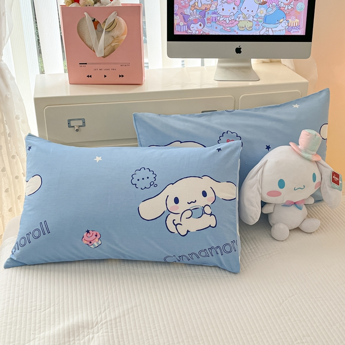 91家纺网 家纺一手货源 找家纺 暮思家居 2025新款正版授权三丽鸥A版纯棉B版安抚豆豆绒春秋被冬被豆豆被被子被芯系列 豆豆被-甜品玉桂狗