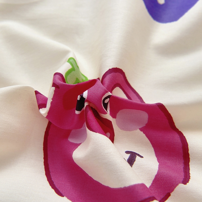 91家纺网 家纺一手货源 找家纺 梵赫家纺 2025新款全棉小版三件套 潮流小熊