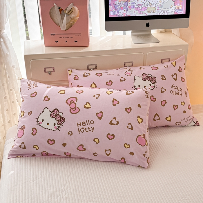 91家纺网 家纺一手货源 找家纺 暮思家居 2025新款正版授权三丽鸥A版纯棉B版安抚豆豆绒春秋被冬被豆豆被被子被芯系列 豆豆被-凯蒂乐园