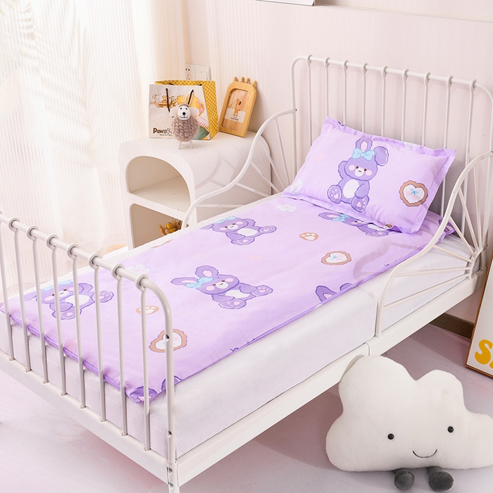 91家纺网 家纺一手货源 找家纺 梵赫家纺 2025新款全棉小版三件套 梦幻兔