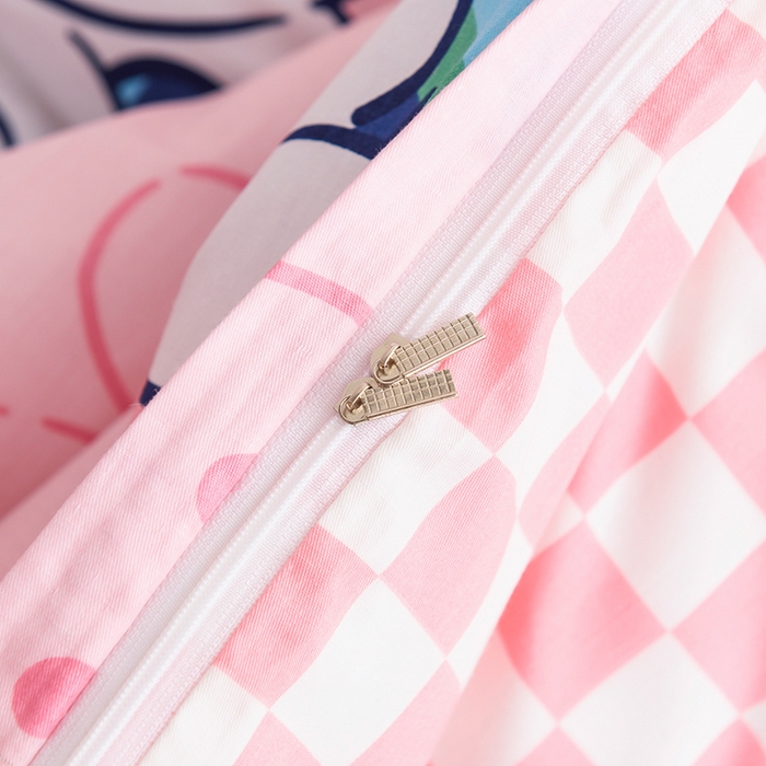 91家纺网 家纺一手货源 找家纺 梵赫家纺 2025新款全棉小版三件套 幸运兔