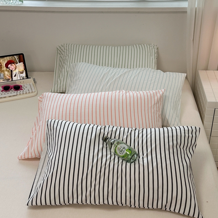 91家纺网 家纺一手货源 找家纺 （总）觅妮家纺 2025新款水洗棉韩系ins枕套单品枕套枕套单件