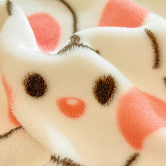 91家纺网 家纺一手货源 找家纺 摩妮卡 摩妮卡 2025新款加厚款小清新牛奶绒印花四件套床单款床笠单被套 花恬兔