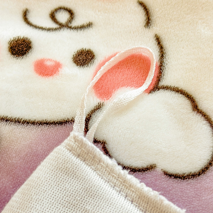 91家纺网 家纺一手货源 找家纺 摩妮卡 摩妮卡 2025新款加厚款小清新牛奶绒印花四件套床单款床笠单被套 花恬兔