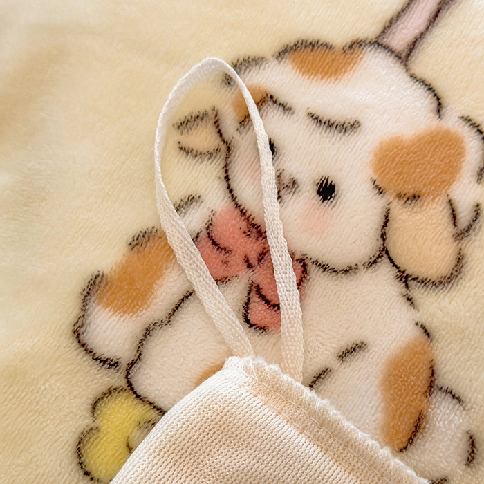 91家纺网 家纺一手货源 找家纺 摩妮卡 摩妮卡 2025新款加厚款小清新牛奶绒印花四件套床单款床笠单被套 萌宠乐园