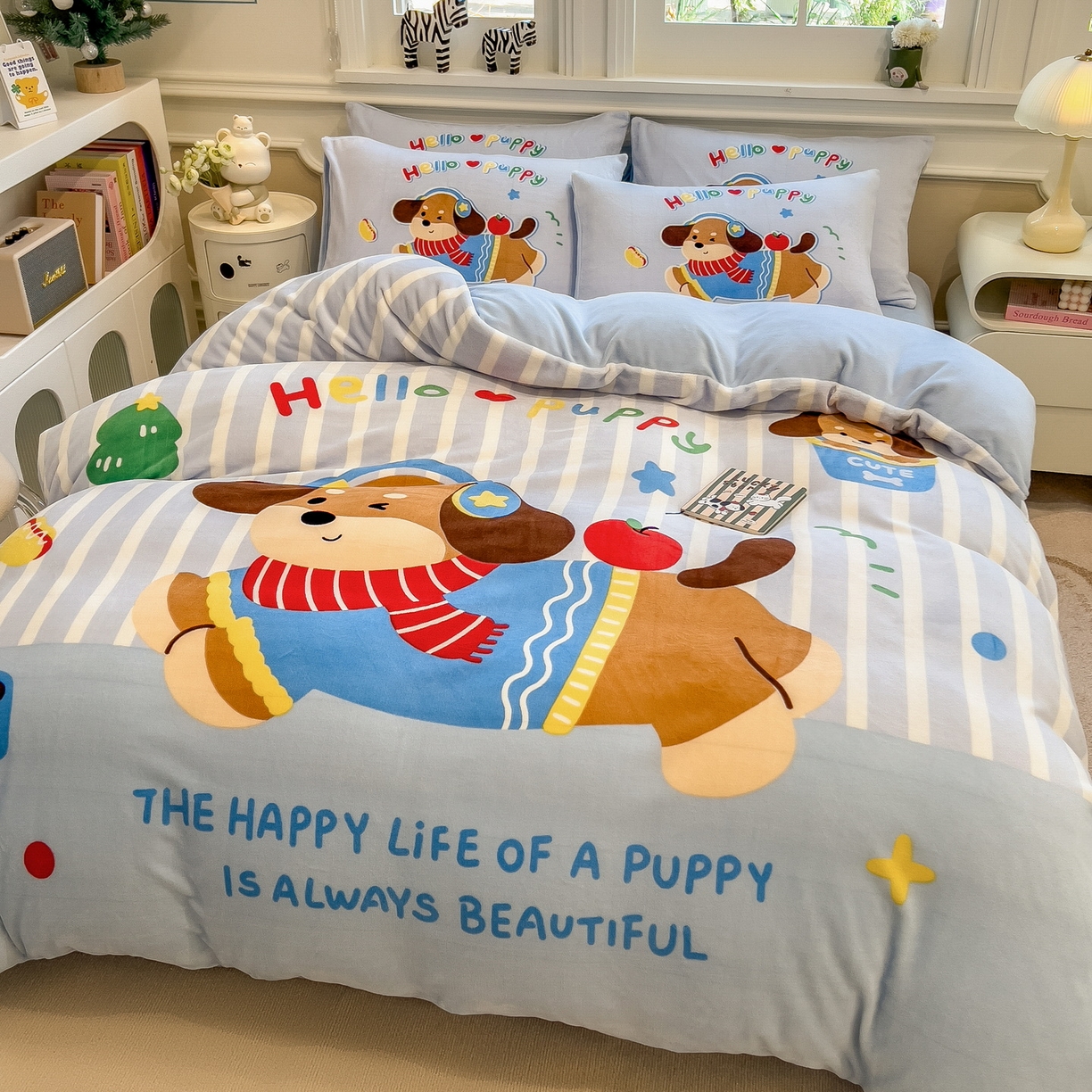 91家纺网 家纺一手货源 找家纺 （总）丝羽坊 2025新款A类大版牛奶绒印花四件套