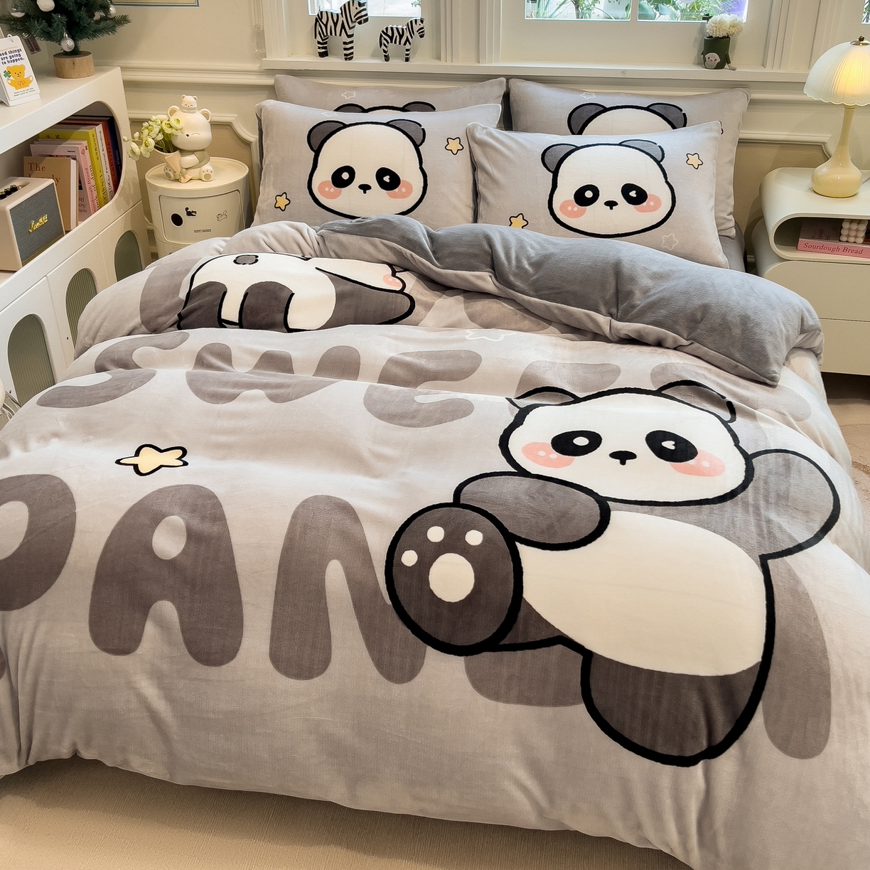 91家纺网 家纺一手货源 找家纺 （总）丝羽坊 2025新款A类大版牛奶绒印花四件套