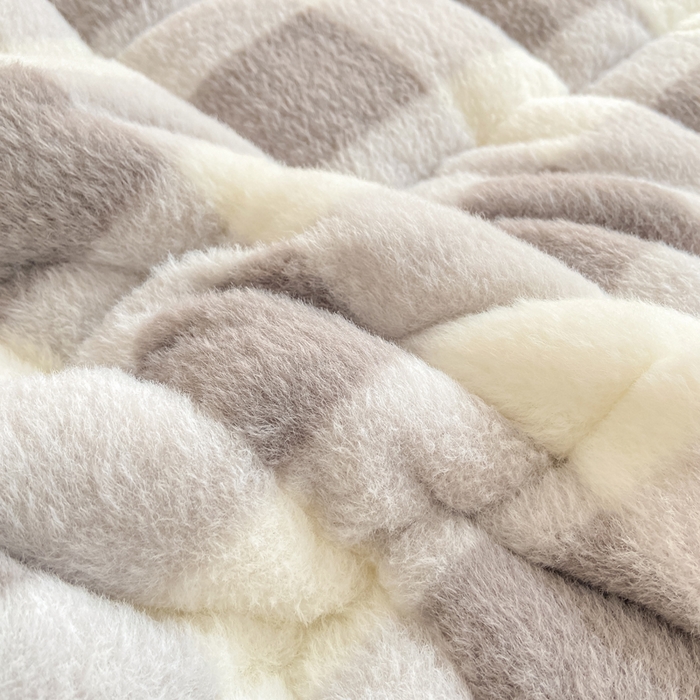 91家纺网 家纺一手货源 找家纺 正邦家纺 2025新款无印良品风羊圈绒床垫学生宿舍床褥子上下铺软垫 羊圈绒-灰格