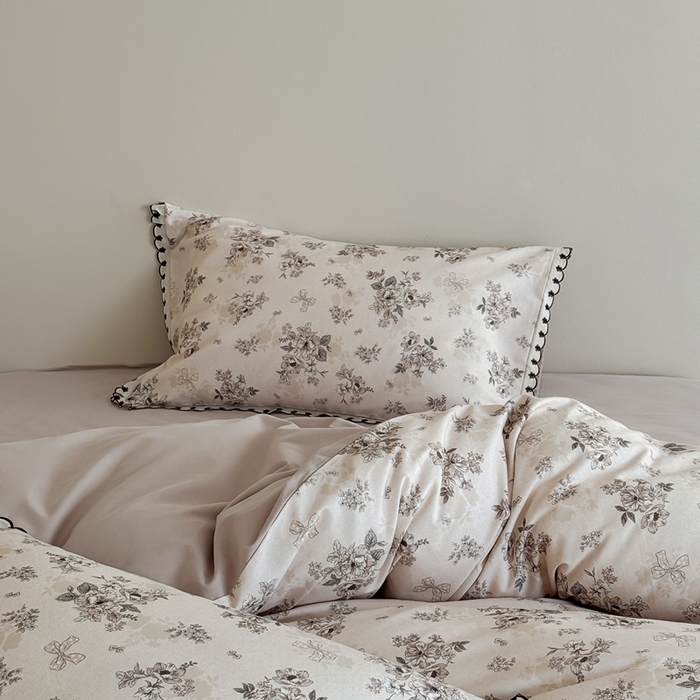 91家纺网 家纺一手货源 找家纺 于果 2025新款全棉纯棉生态磨毛花边款四件套 雷雅