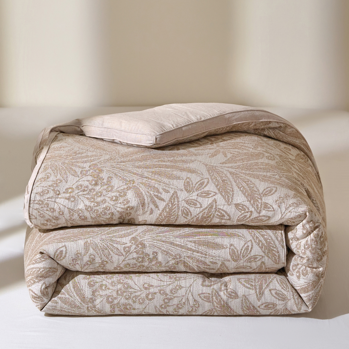 91家纺网 家纺一手货源 找家纺 （总）一加一 2025新款棉麻大提花抗菌被子被芯