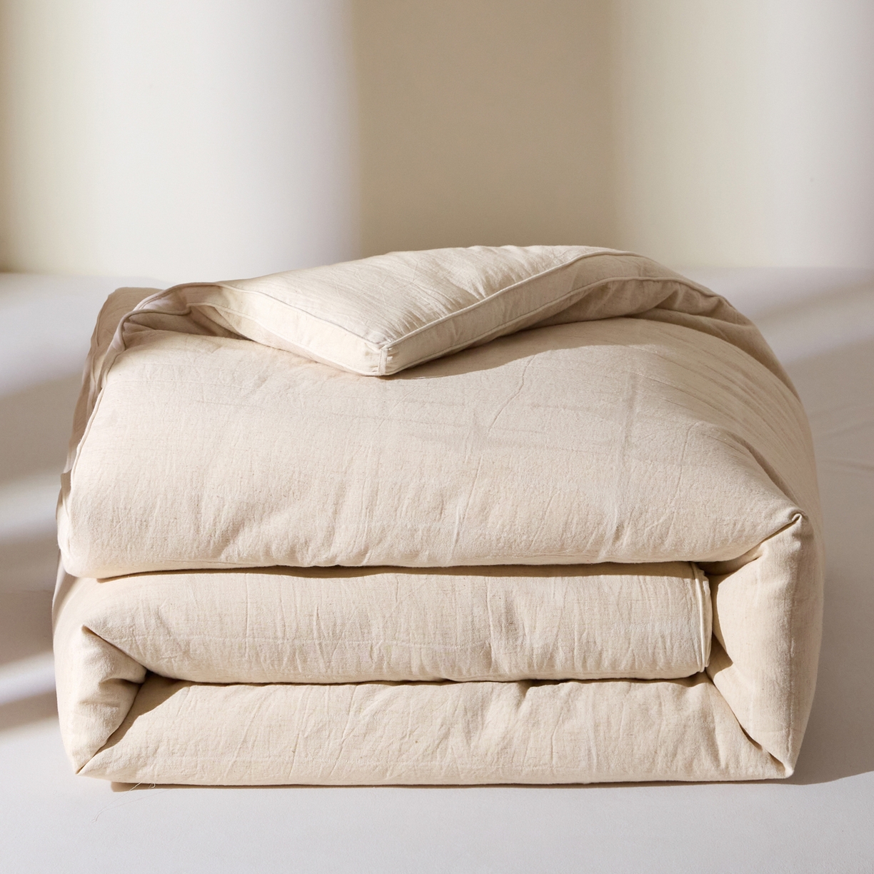 91家纺网 家纺一手货源 找家纺 （总）一加一 2025新款棉麻大提花抗菌被子被芯