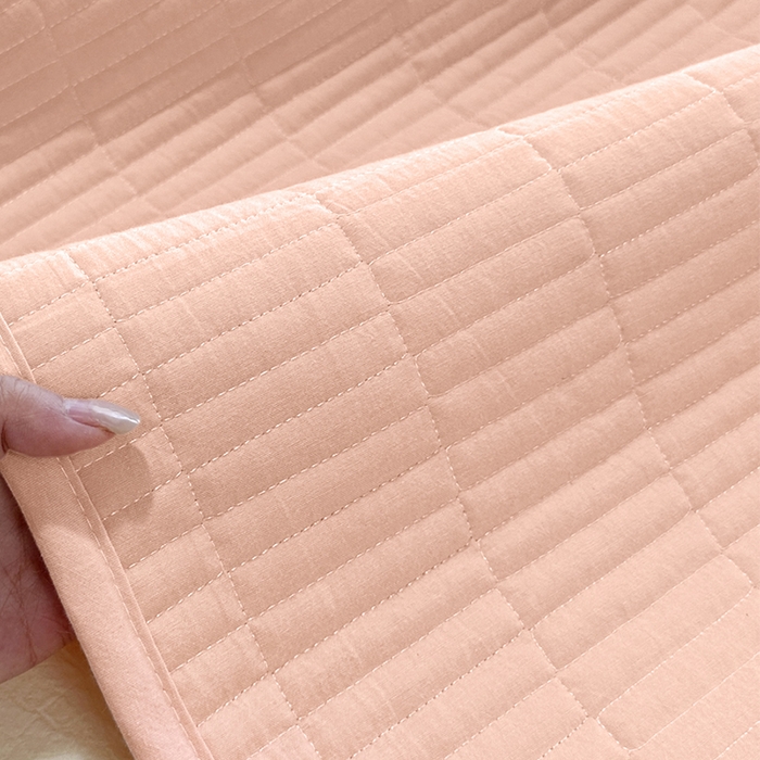 91家纺网 家纺一手货源 找家纺 拾小柒 2025新款纯色全棉色织水洗棉防水防头油枕套 粉玉色