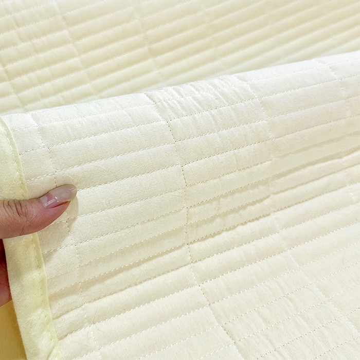 91家纺网 家纺一手货源 找家纺 拾小柒 2025新款纯色全棉色织水洗棉防水防头油枕套 鹅黄色