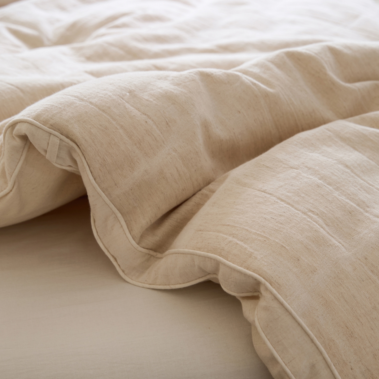 91家纺网 家纺一手货源 找家纺 一加一 2025新款棉麻大提花抗菌被子被芯 无限之光