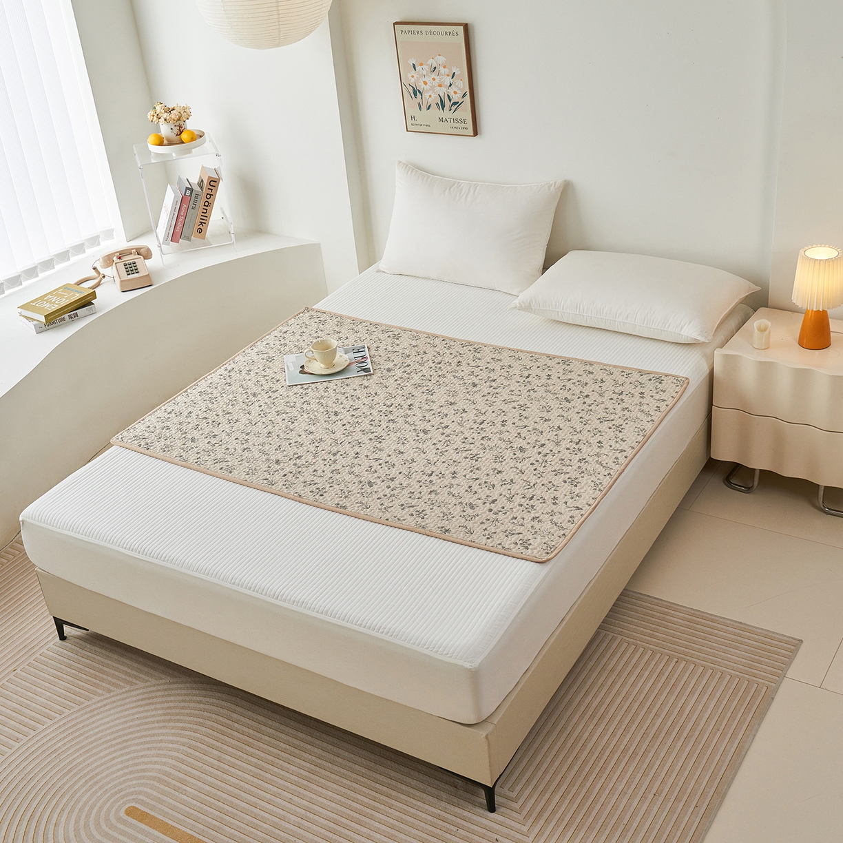 91家纺网 家纺一手货源 找家纺 （总）拾小柒 2025年新款全棉双层纱防水隔脏姨妈垫护理垫隔尿垫