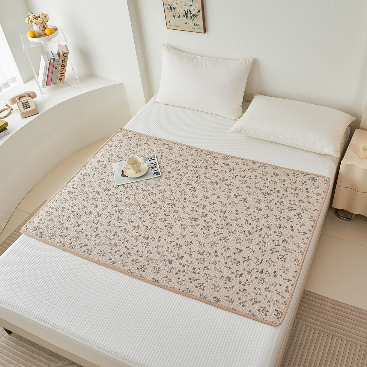 91家纺网 家纺一手货源 找家纺 （总）拾小柒 2025年新款全棉双层纱防水隔脏姨妈垫护理垫隔尿垫