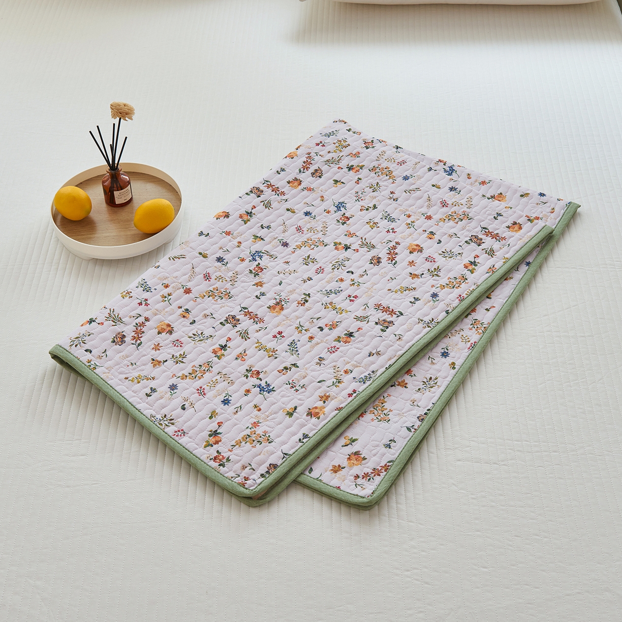 91家纺网 家纺一手货源 找家纺 （总）拾小柒 2025年新款全棉双层纱防水隔脏姨妈垫护理垫隔尿垫