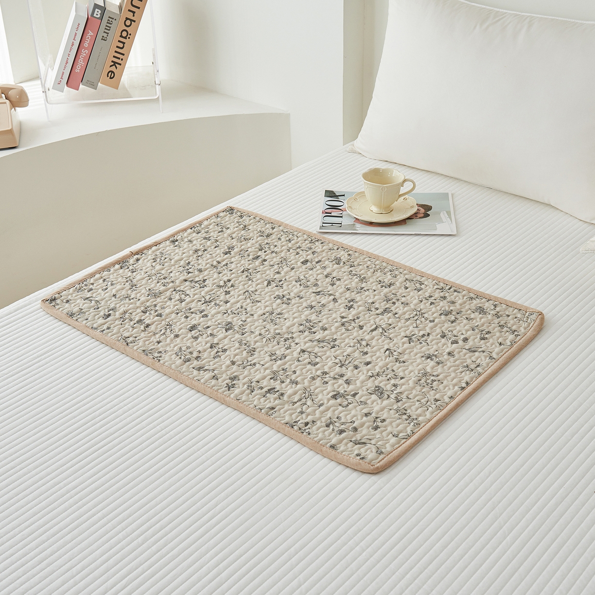 91家纺网 家纺一手货源 找家纺 （总）拾小柒 2025年新款全棉双层纱防水隔脏姨妈垫护理垫隔尿垫